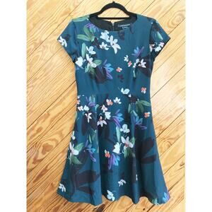 French Connection Floral Fit and Flare Dress